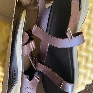 Merrell Dark Brown Leather Sandals
